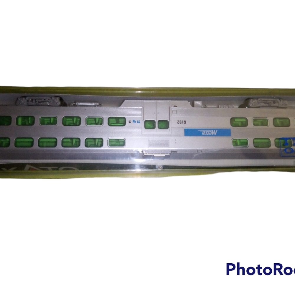 KATO N Nippon Sharyo Gallery Bi-Level Coach Chicago Metra #6192 N scale